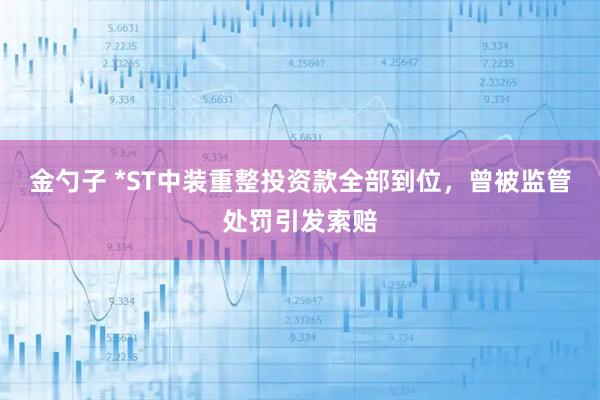 金勺子 *ST中装重整投资款全部到位，曾被监管处罚引发索赔