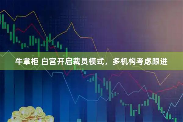 牛掌柜 白宫开启裁员模式，多机构考虑跟进